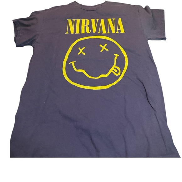 Nirvana Merch Vintage Band 1990s T-Shirt Size M - Picture 1 of 2